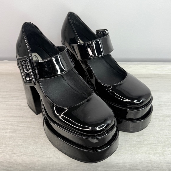 Steve Madden Women's Carly High Heel Mega Platform Mary Jane Shoes Size 7 - Picture 11 of 14